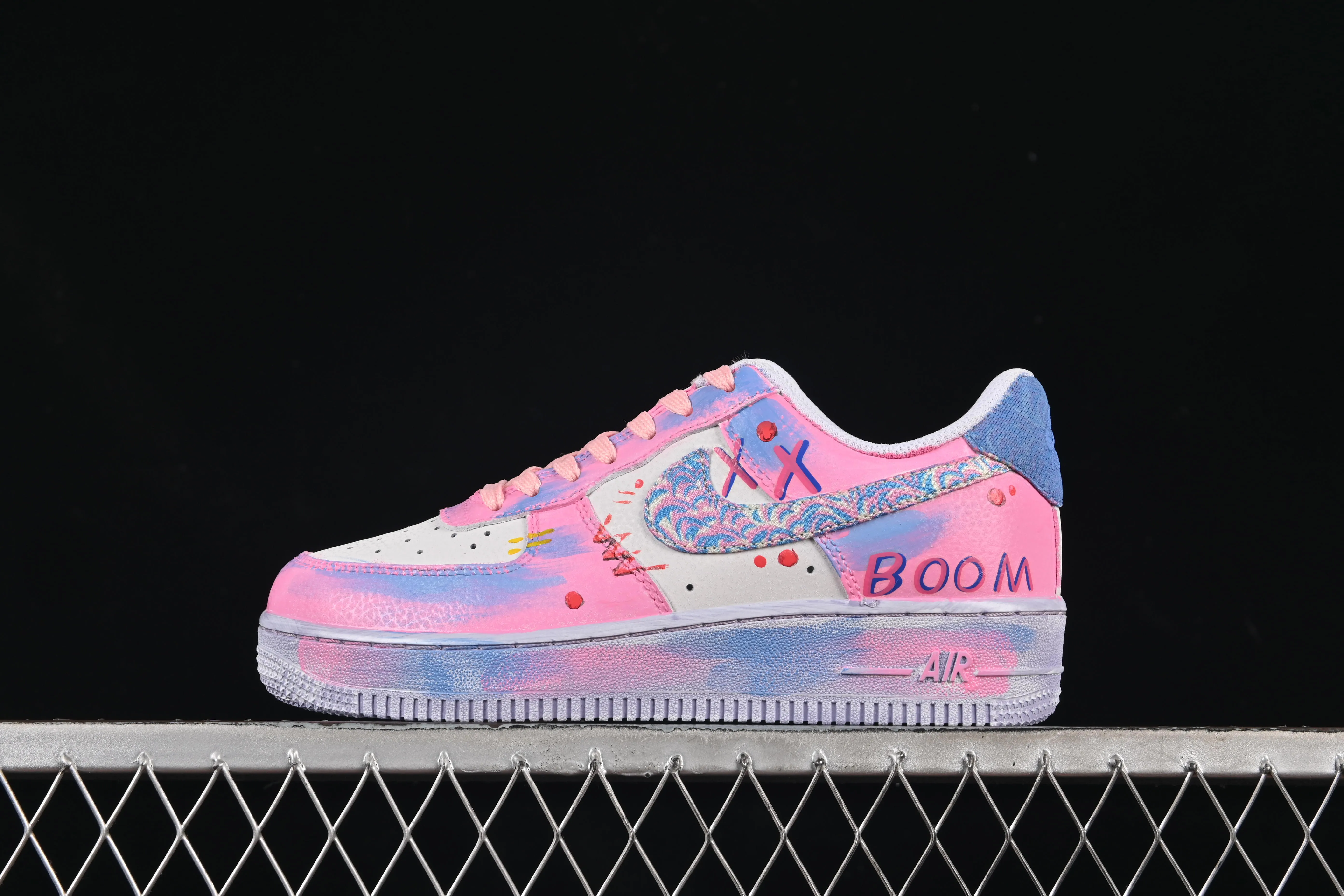 All categories Nk Air Force 1 Air Force series Nk Air Force 1 Low Air Force low top Nike Air Force 1'07 Low "Pink Daisy Nebula" Hand-painted graffiti Pink Daisy Nebula Air Force One customized casual sneakers CZ0377-202